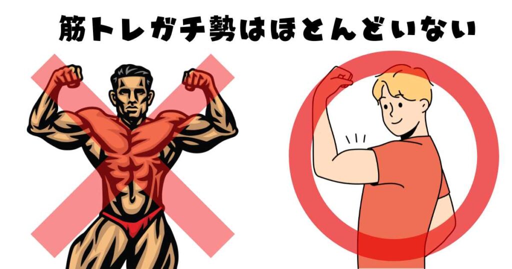 筋トレガチ勢はほとんどいない