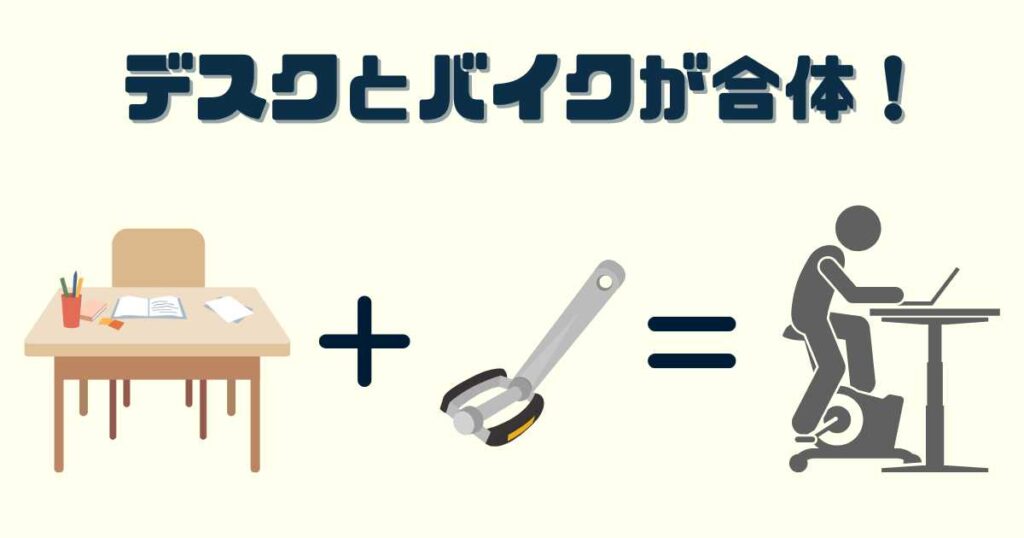 チョコザップのデスクバイクとは