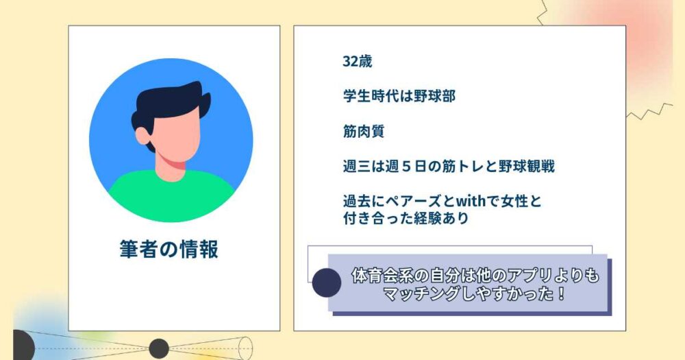 筆者(男性)が利用してみた感想