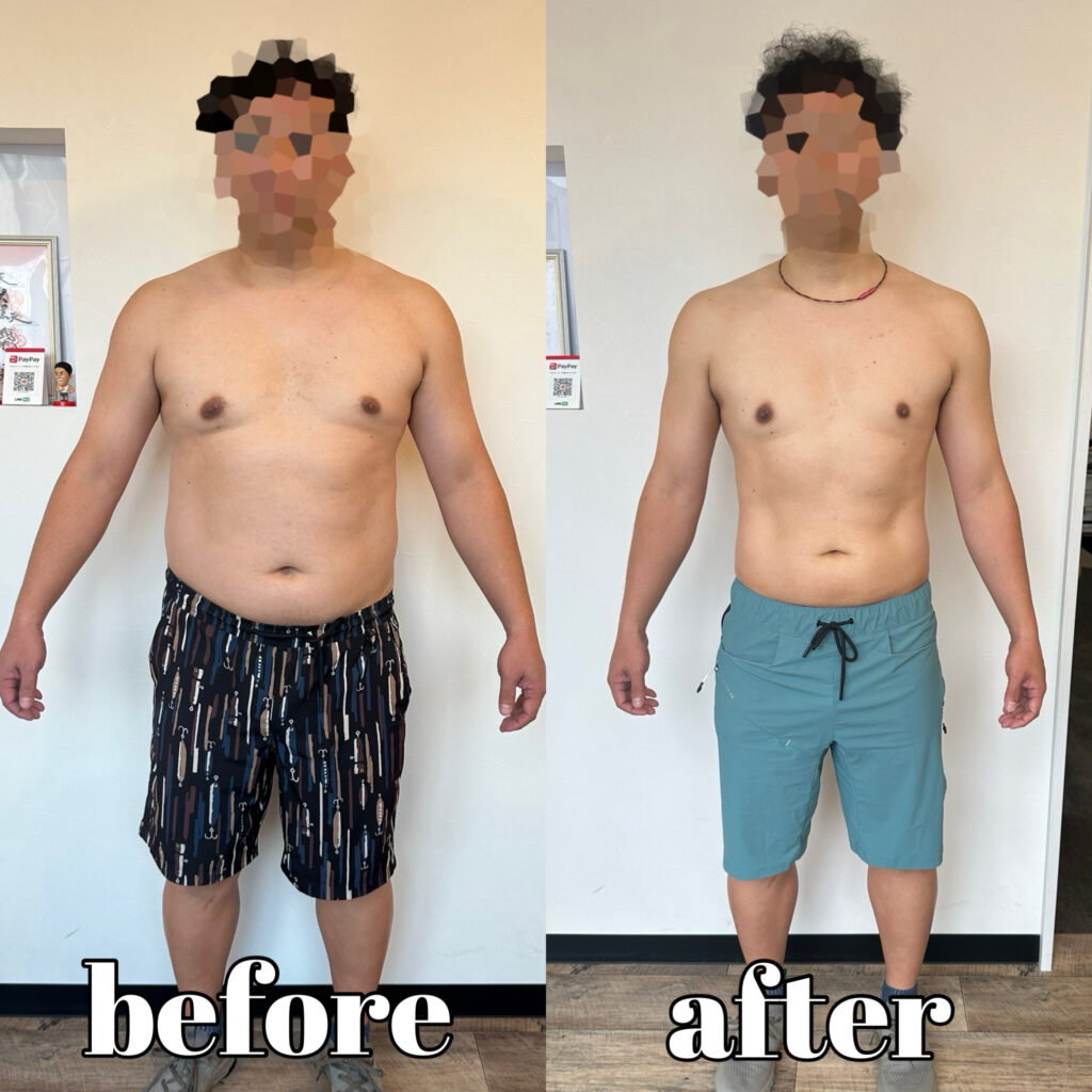 40代 男性 ビフォーアフター
